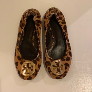 Tory Burch cheetah flats size 8.5